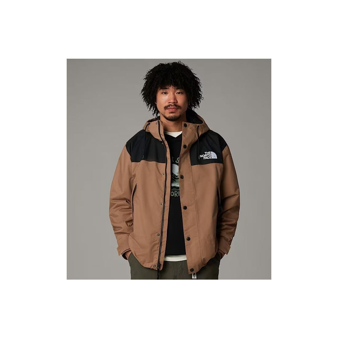THE NORTH FACE REING ON JACKET MARRON