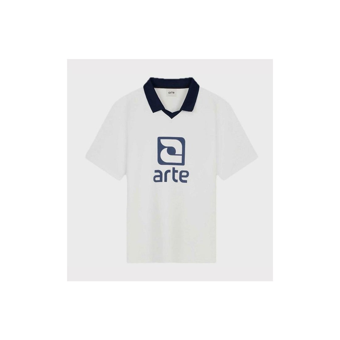 ARTE LOGO COLLAR T-SHIRT BLANCO