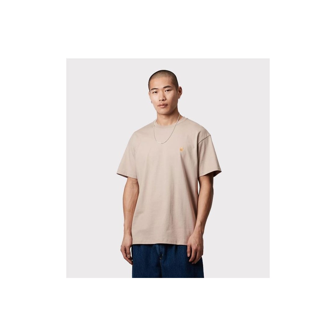 CARHARTT WIP CHASE TEE BEIGE1