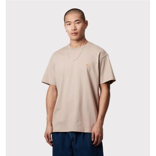 CARHARTT WIP CHASE TEE BEIGE1