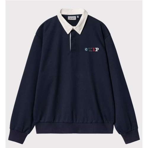 CARHARTT WIP FLAGS RUGBY SWEAT AZUL