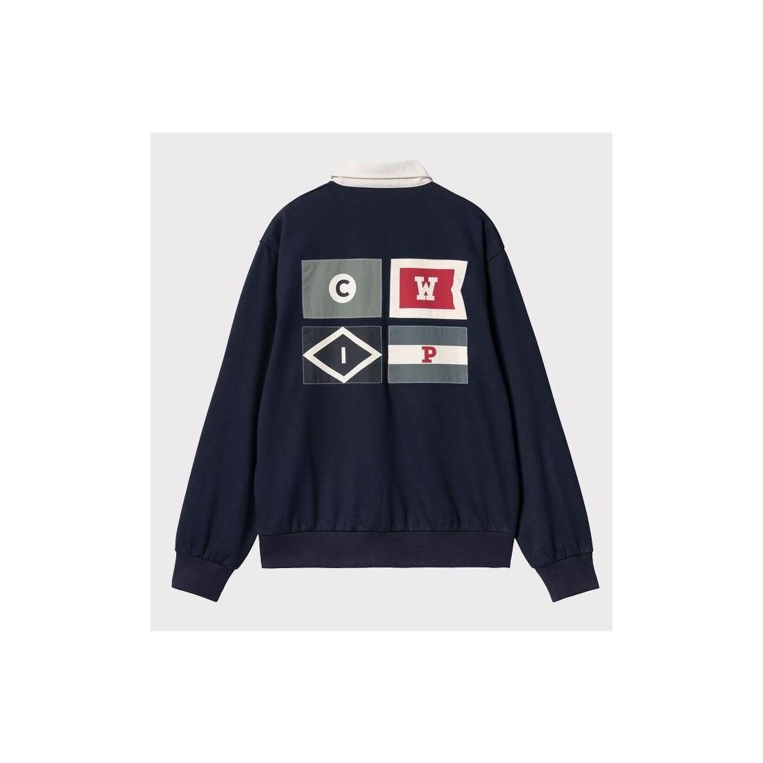CARHARTT WIP FLAGS RUGBY SWEAT AZUL