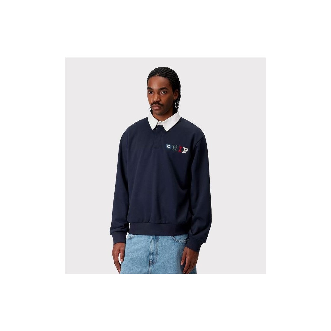 CARHARTT WIP FLAGS RUGBY SWEAT AZUL