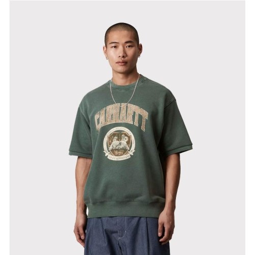 CARHARTT WIP LIBRARY SWEAT VERDE
