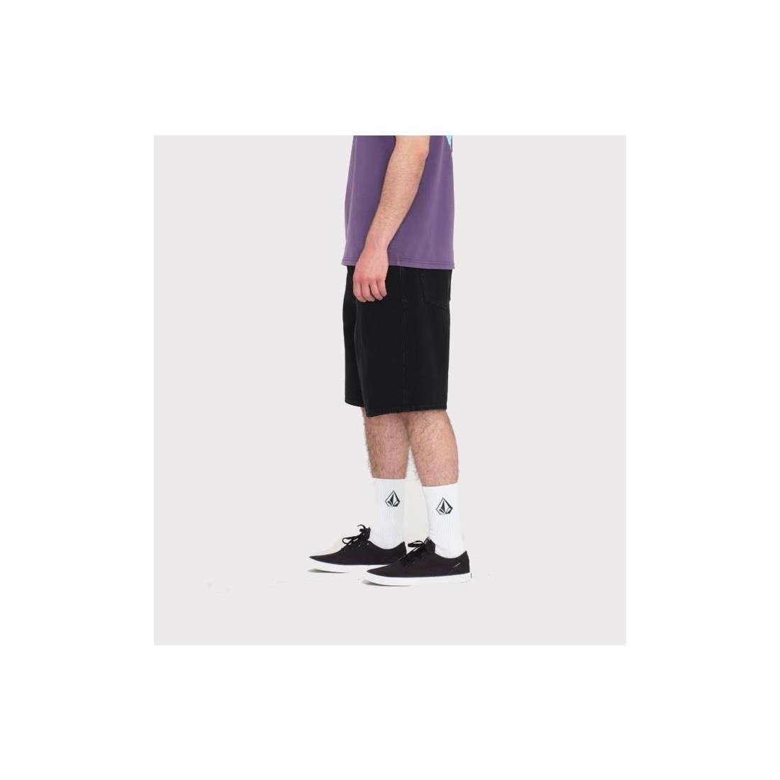 VOLCOM BILLOW DENIM SHORT NEGRO