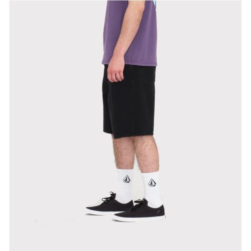 VOLCOM BILLOW DENIM SHORT NEGRO