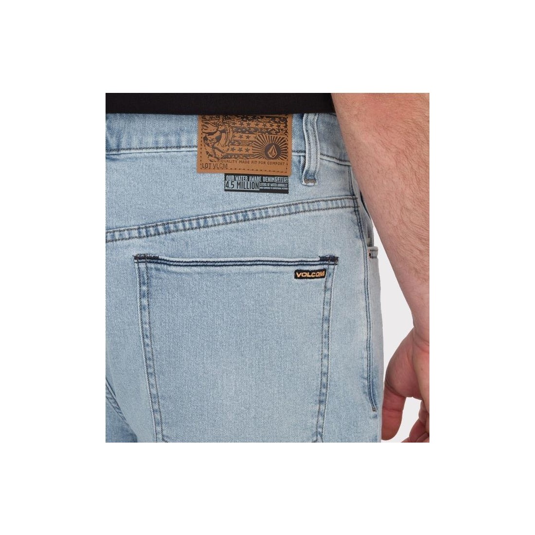 VOLCOM BILLOW DENIM SHORT AZUL CLARO