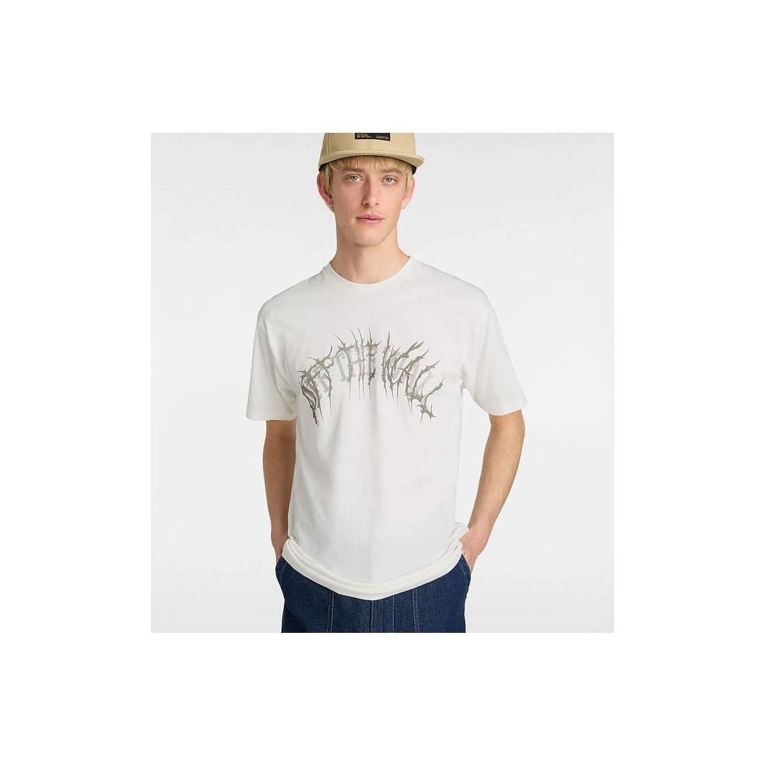 VANS METAL ARCH TEE BLANCO ROTO