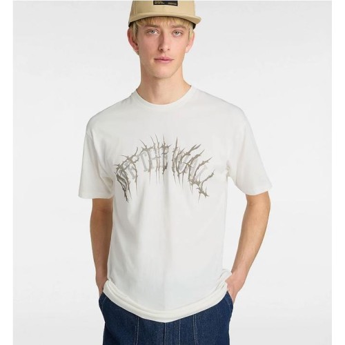 VANS METAL ARCH TEE BLANCO ROTO