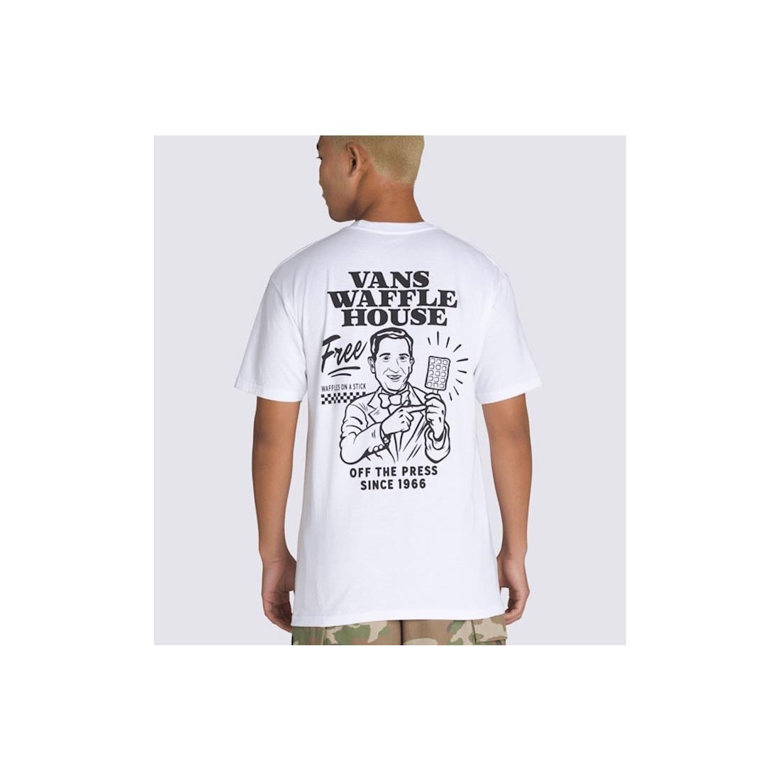 VANS DEATH GRIP TEE BLANCO