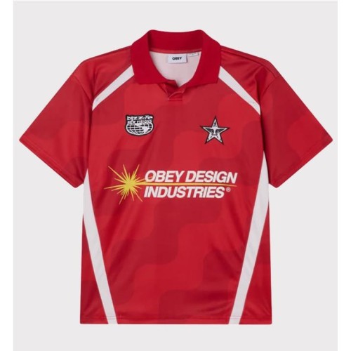OBEY SOCCER JERSEY ROJO