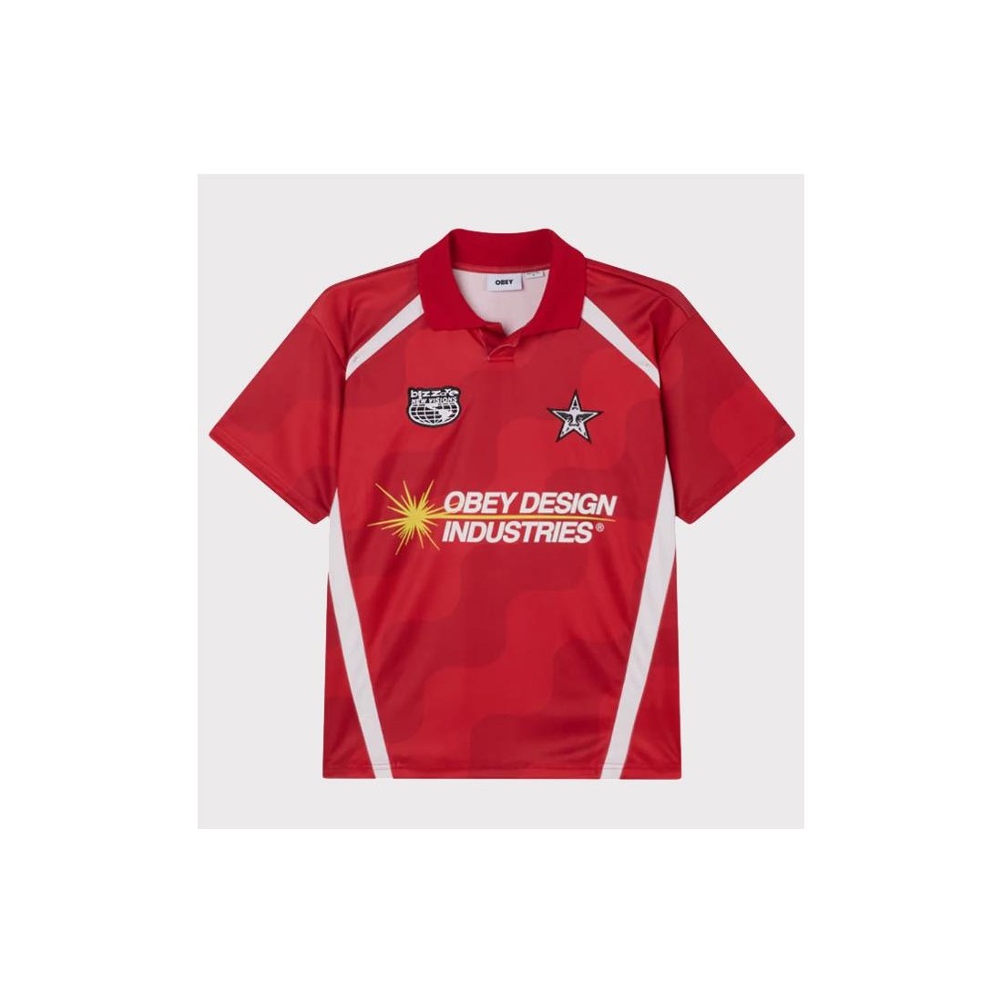 OBEY SOCCER JERSEY ROJO