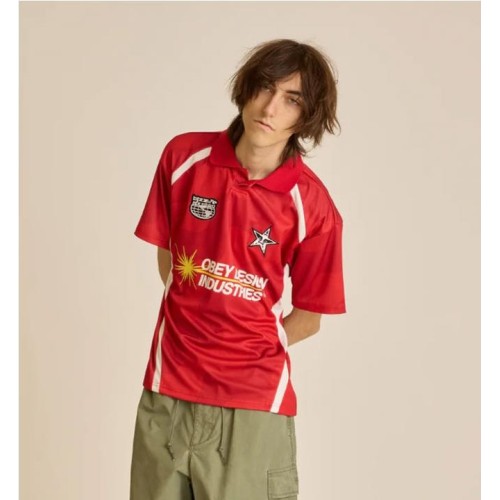 OBEY SOCCER JERSEY ROJO