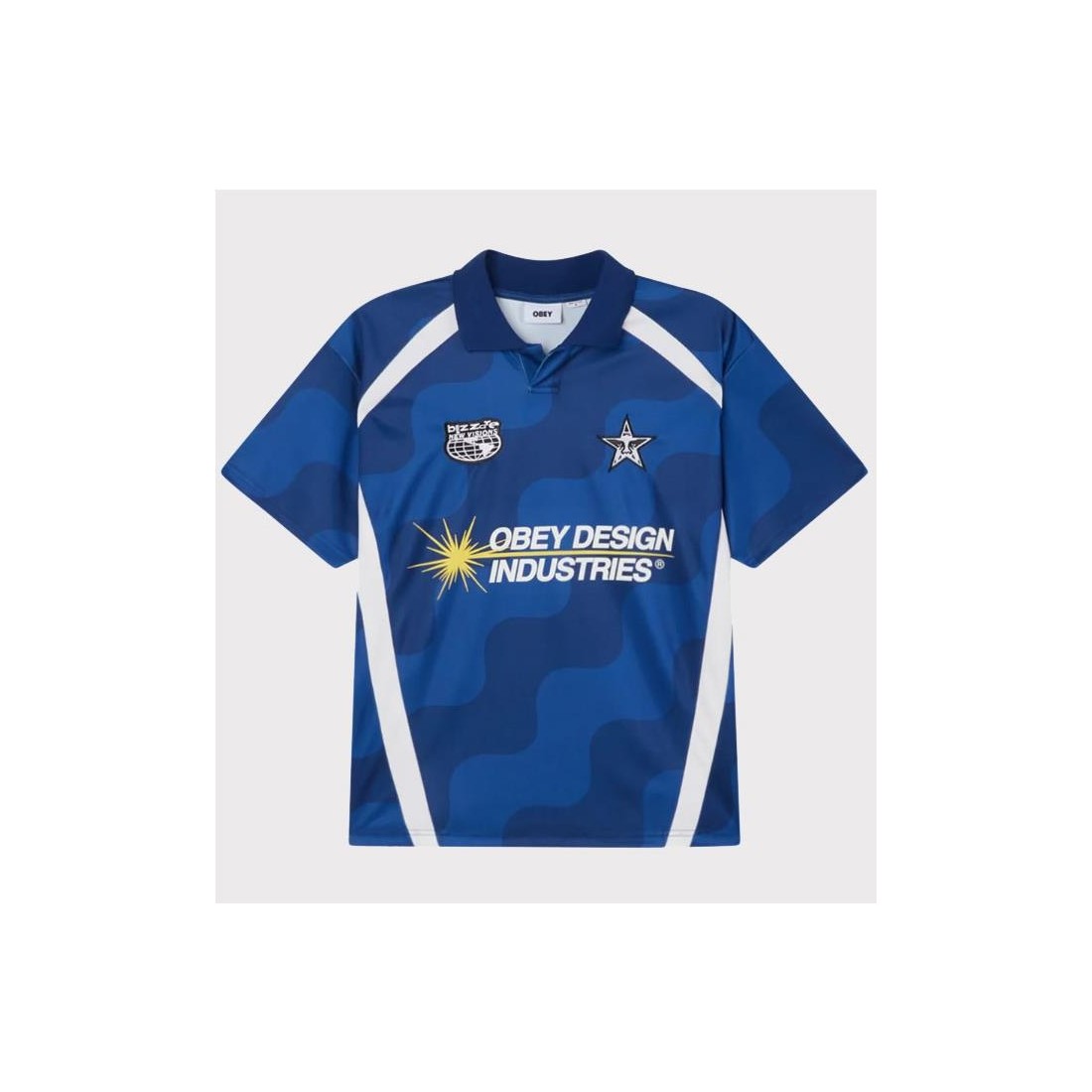 OBEY SOCCER JERSEY AZUL