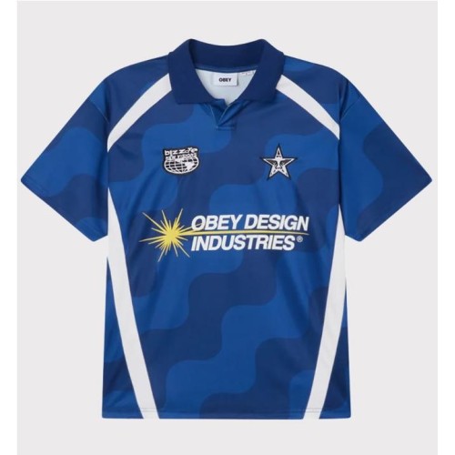 OBEY SOCCER JERSEY AZUL