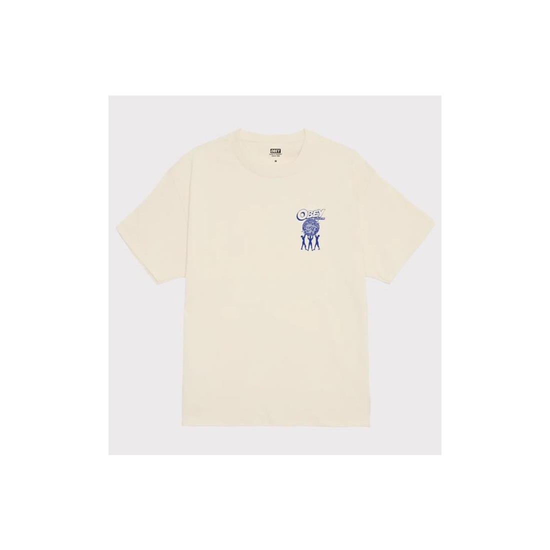 OBEY UPLIFT TEE BEIGE