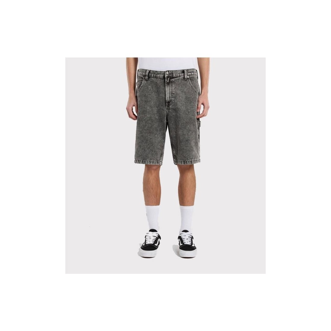 DICKIES GARYVILLE DENIM SHORT GRIS