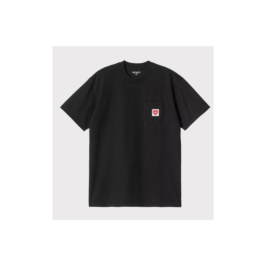 CARHARTT WIP POCKET HEART TEE NEGRO