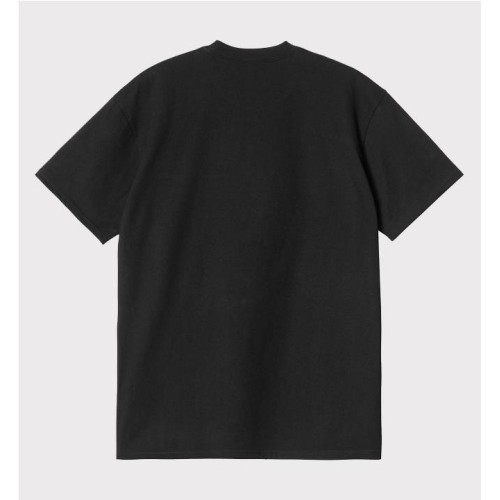 CARHARTT WIP POCKET HEART TEE NEGRO 2