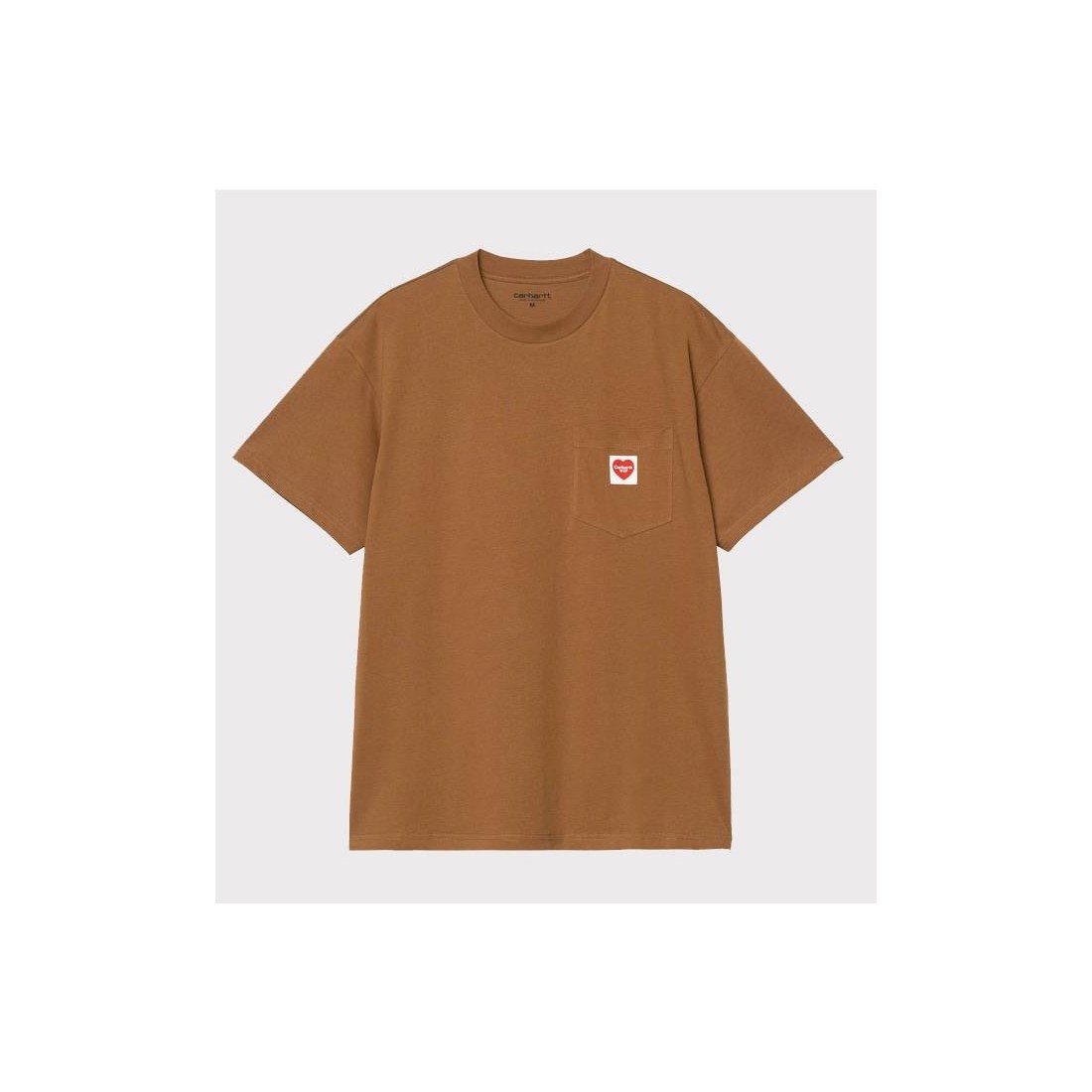 CARHARTT WIP POCKET HEART TEE MARRON