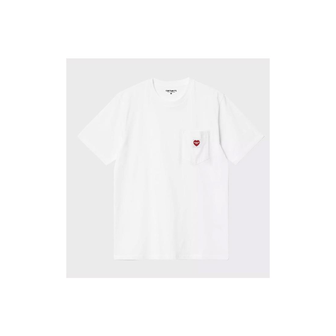 CARHARTT WIP POCKET HEART TEE BLANCO