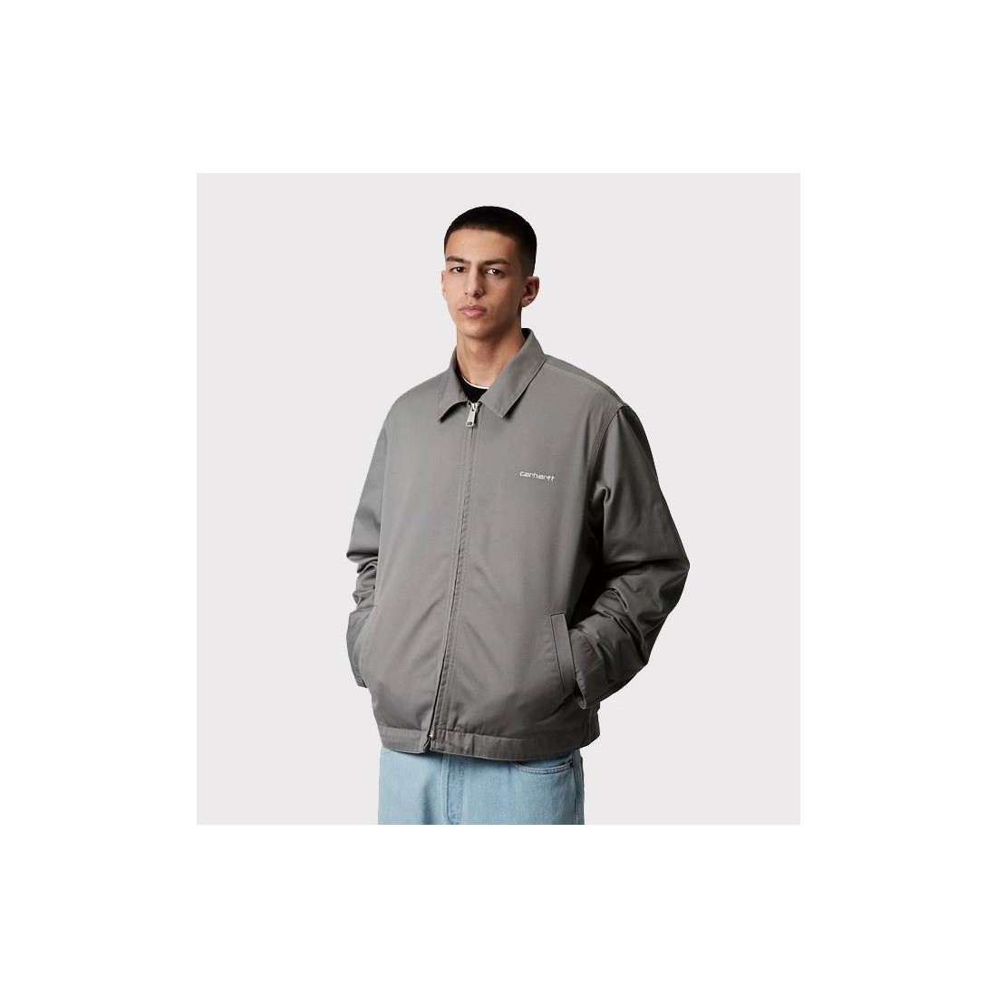 CARHARTT WIP MODULE SCRIPT JKT GRIS