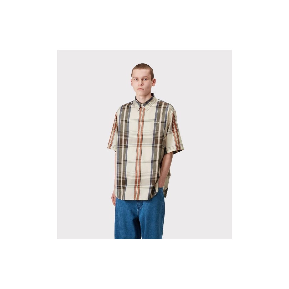 CARHARTT WIP ROSLIN SHIRT BLANCO ROTO
