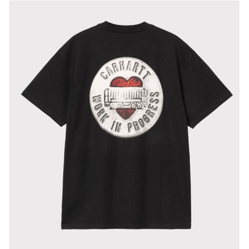 CARHARTT WIP BUTTON TEE NEGRO
