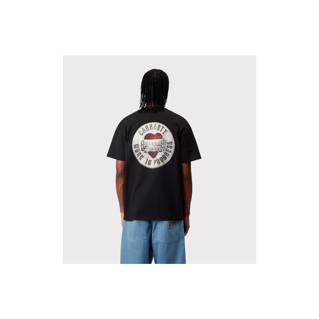 CARHARTT WIP BUTTON TEE NEGRO