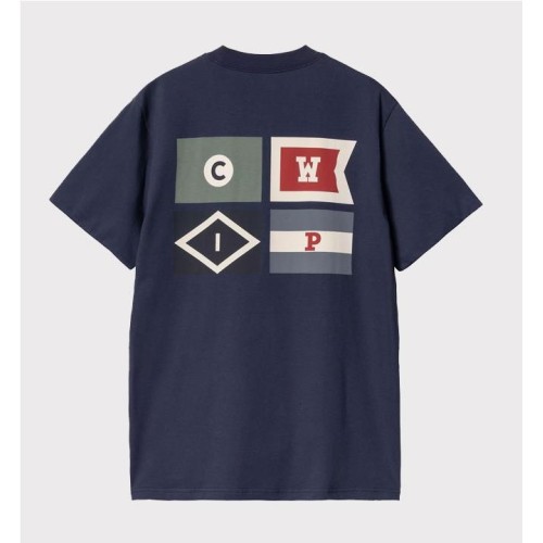 CARHARTT WIP FLAGS TEE AZUL