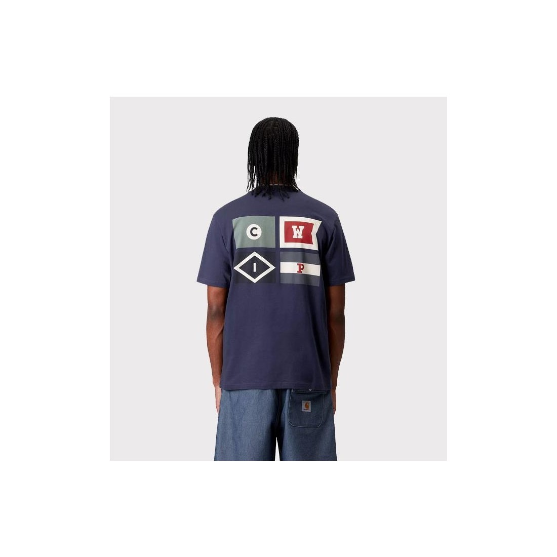 CARHARTT WIP FLAGS TEE AZUL