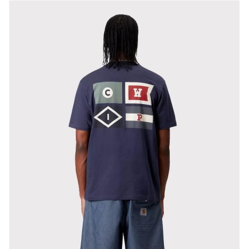 CARHARTT WIP FLAGS TEE AZUL