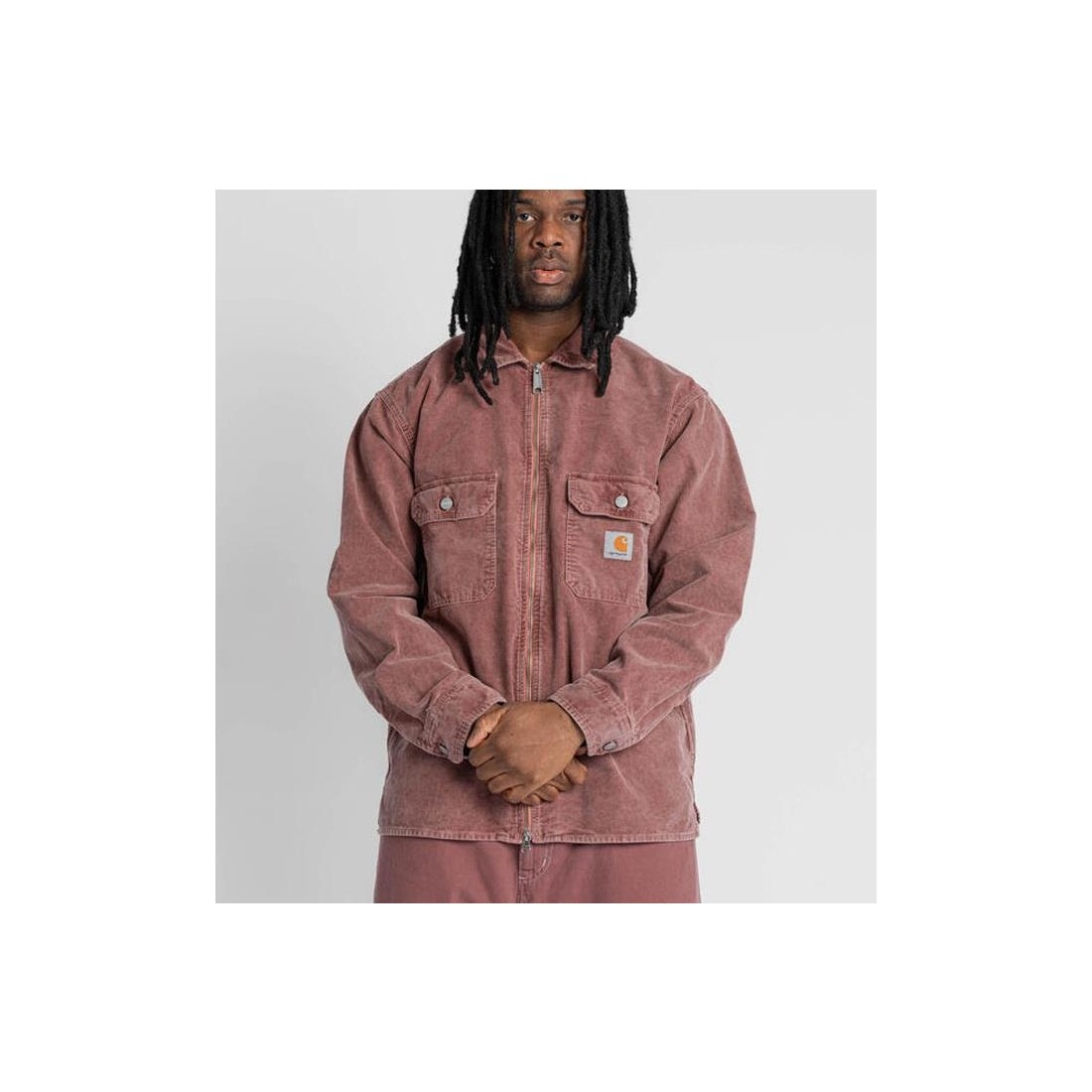CARHARTT WIP REYNOLD SHIRT JKT ROSADO