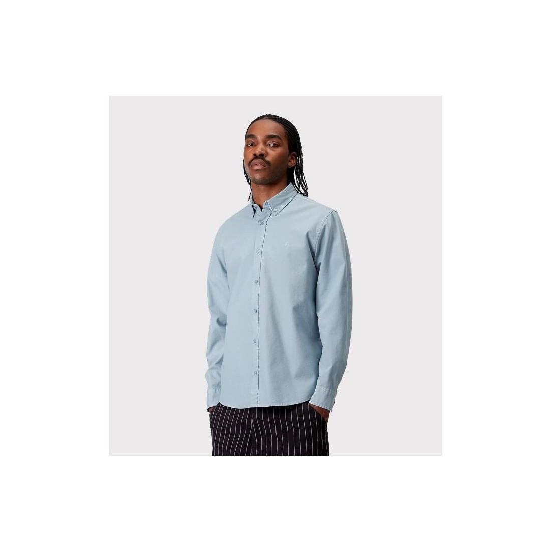 CARHARTT WIP BOLTON SHIRT AZUL CLARO