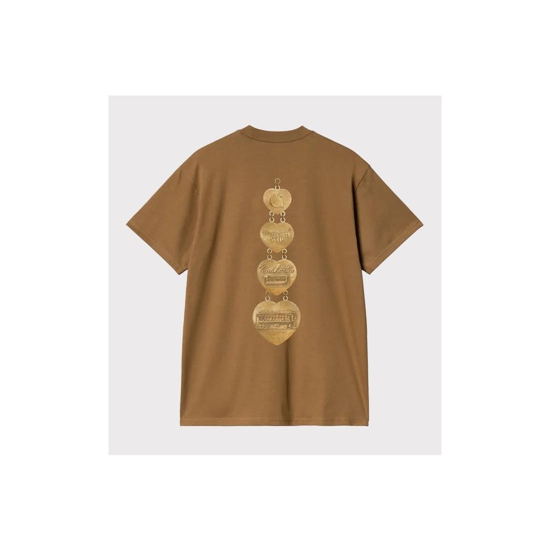 CARHARTT WIP HARTT CHAIN TEE MARRON