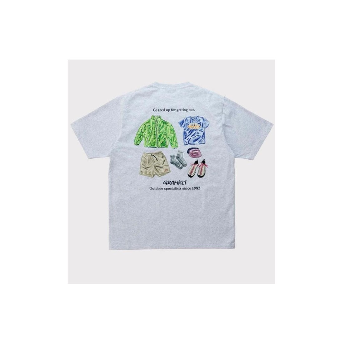 GRAMICCI GEARED UP TEE GRIS