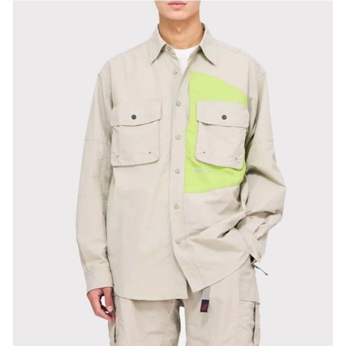 GRAMICCI BRENTWOOD NYLON SHIRT BEIGE 2