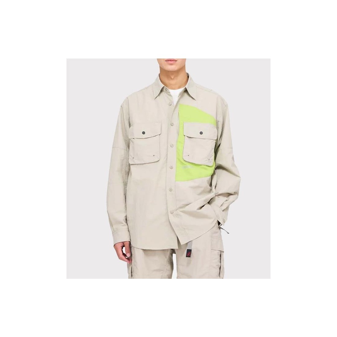 GRAMICCI BRENTWOOD NYLON SHIRT BEIGE