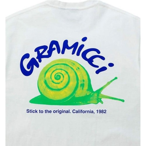 GRAMICCI SNAIL TEE BLANCO