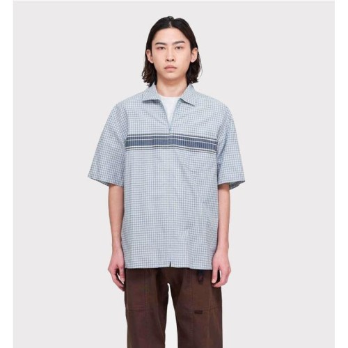 GRAMICCI ZIP UP WAVE SHIRT AZUL