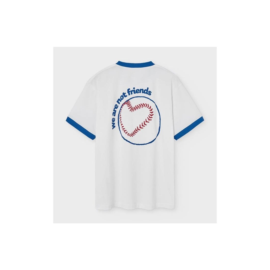 WE ARE NOT FRIENDS NATIONAL BLANCO