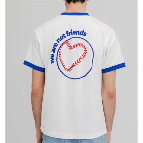 WE ARE NOT FRIENDS NATIONAL BLANCO