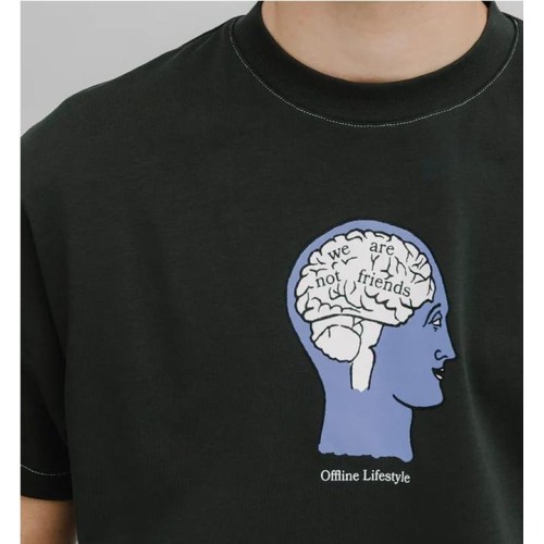 WE ARE NOT FRIENDS THOUGHTS GRIS OSCURO