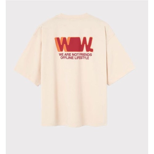 WE ARE NOT FRIENDS BOXY BEIGE