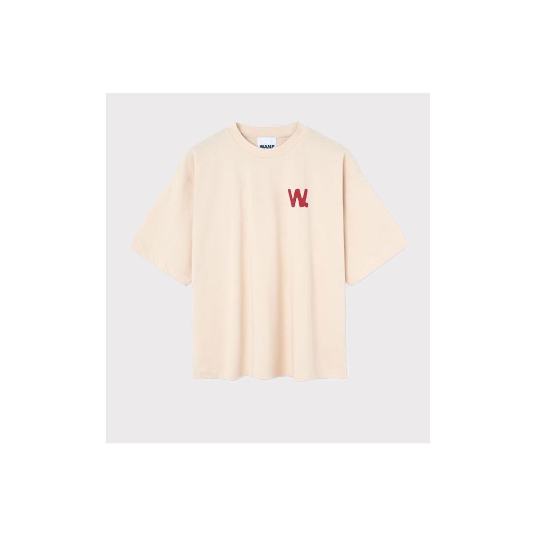 WE ARE NOT FRIENDS BOXY BEIGE