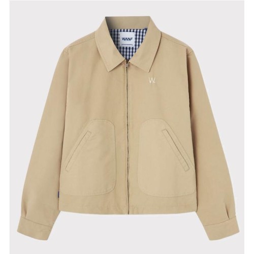WE ARE NOT FRIENDS CLUB JKT BEIGE