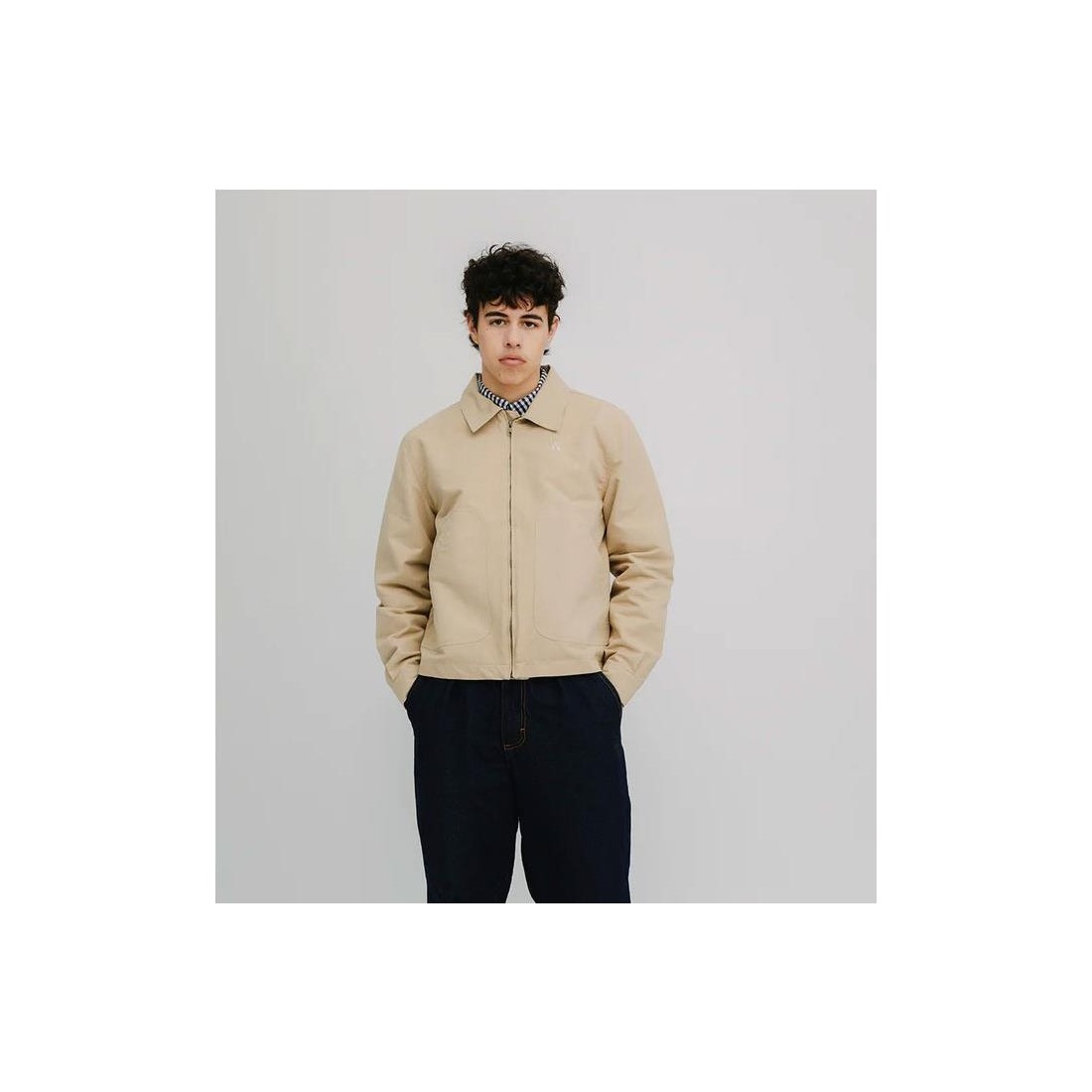 WE ARE NOT FRIENDS CLUB JKT BEIGE