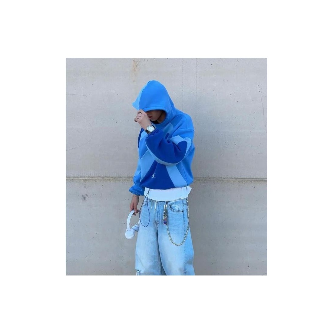 NOEMOTIONS BHOTY HOODIE AZUL