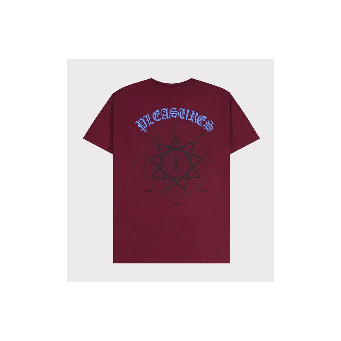 PLEASURES COMPASS TEE GRANATE