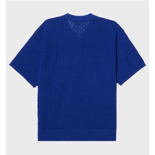 OBEY GRANT QUATER ZIP SWEATER AZUL